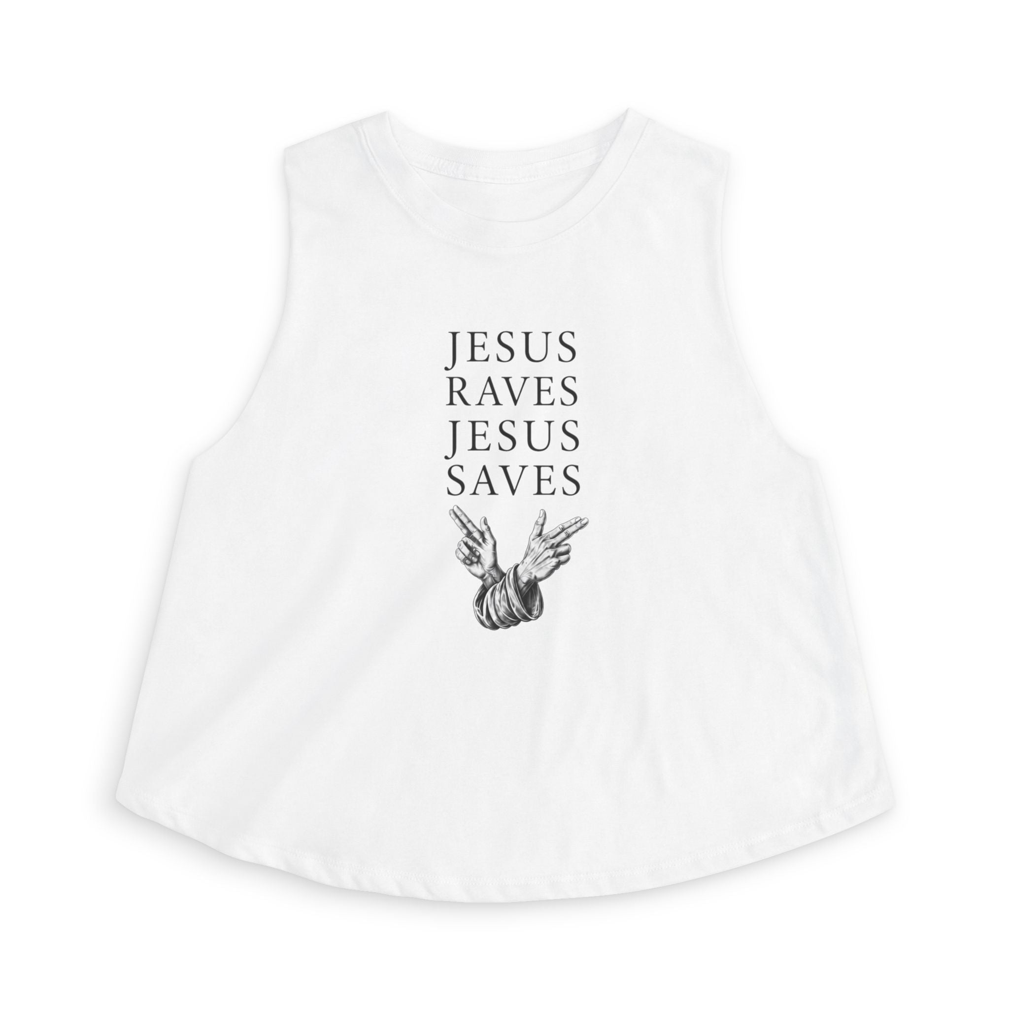 Croppy Toppy "Jesus Raves Jesus Saves"